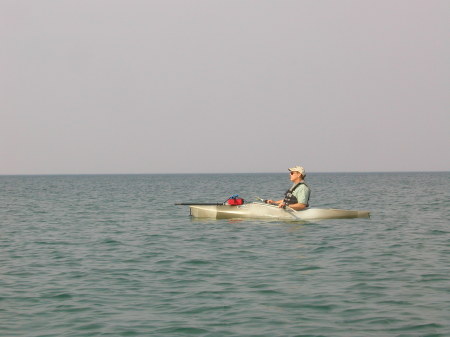 kayaking on lake huron