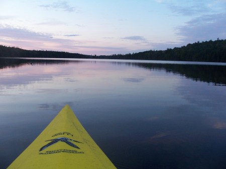 Summer evening on Long Pond