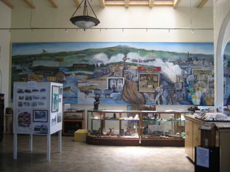 Inside museum