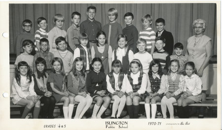 1970-1971 Mrs. Greenwood's Grade 4 & 5