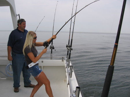 Fishing at the Chesapeake Bay, MD