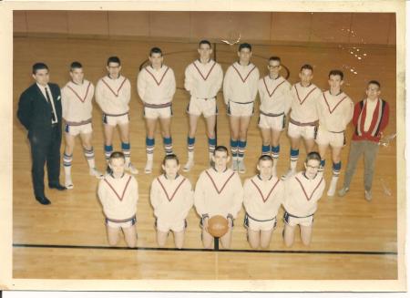 1963-64 8th grade Basketball Team