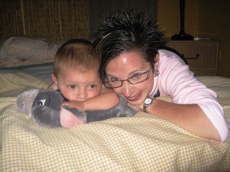 Tammy with her "Little Monster" Gavin
