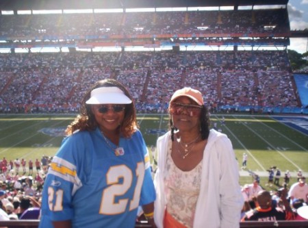 Pro Bowl 2008-Me & Mom