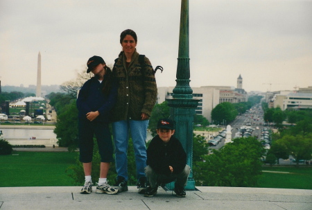Kids and me in DC