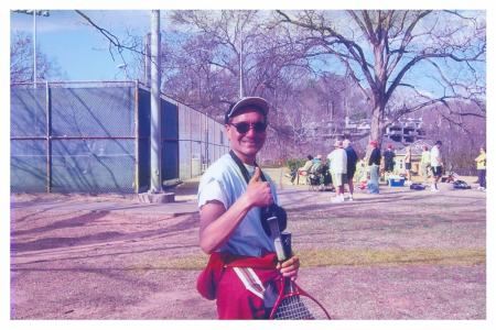 GETTING READY TO PLAY TENNIS