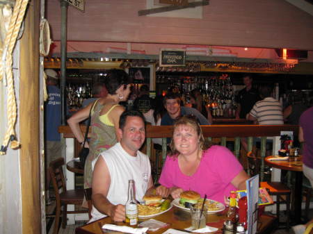 DeAnne and I in Key West/Jimmy Buffetts Place