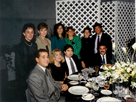 Friends at my wedding -- 1990