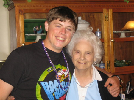 Great Grandson with his Great Grandmother