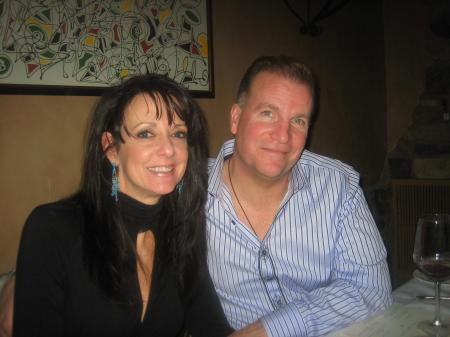 me and my husband out to dinner w friends!