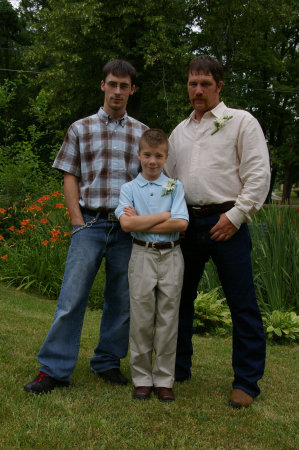 Dennis and his sons Josph Cody and Nicholas