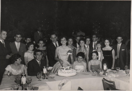 Cumpleanos of a classmate, 12 Dec 1958