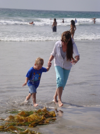 AT THE BEACH IN SAN DIEGO