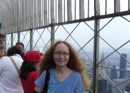 In observatory of Empire State Bldg., July '07