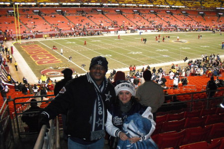 Me and the wife at the Cowboys game in DC