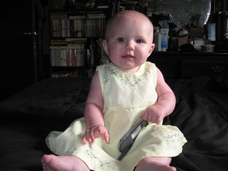 My grandaughter Anabelle 7 month's old.