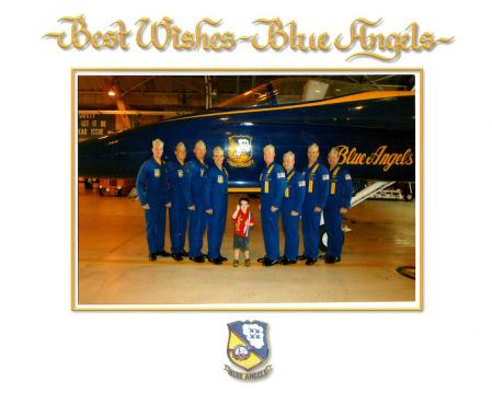 Hunter and the Blue Angels