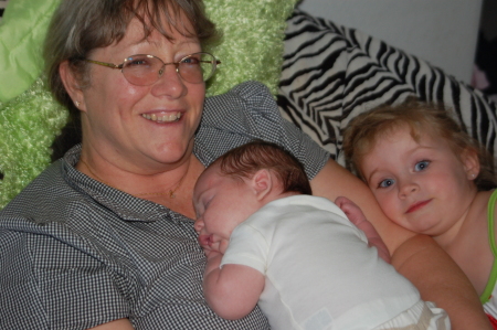 Grandma with Gunner & Taylynn