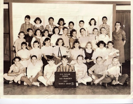 Ms Huddlestone Room 6, 1957 Class Picture