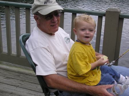 Ted and grandson Harry