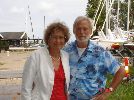 Doddy and wife Lone at Hellerup summer 2009