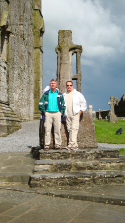 Jer and me at St. Patrick's Rock of Cashel