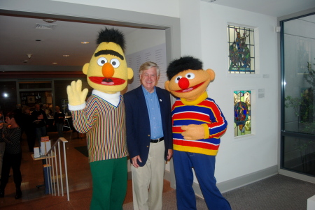 Jack with Friends at the Michener-Bert & Ernie