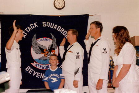 My Reenlistment for shore duty