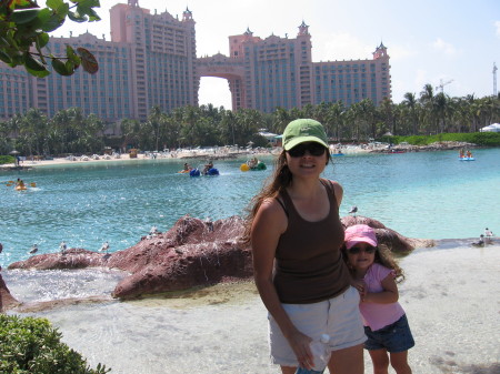 Cooling off at the Atlantis Resort