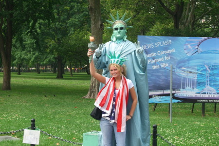 Daughter Courtney in New York