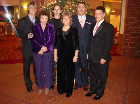 Family at 2007 National Rookie of the Year Ban