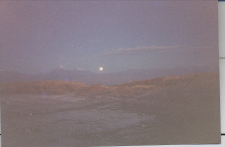 Moonrise in Valle de Luna