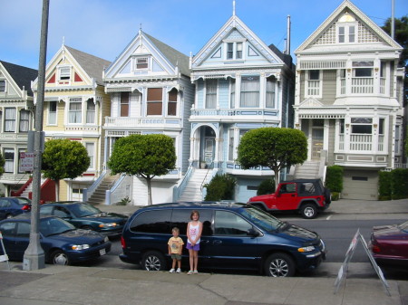 The kids and the Painted Ladies