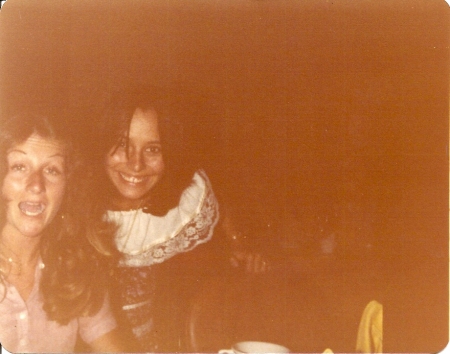 Kim Treadwell and Marta Seivane (July 1978)