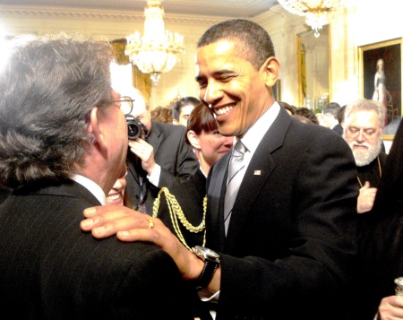 President Obama with Demetrios in White House