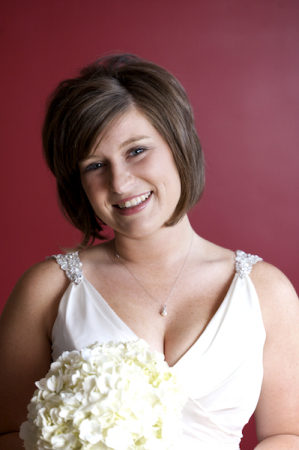 AShley in bridal shot