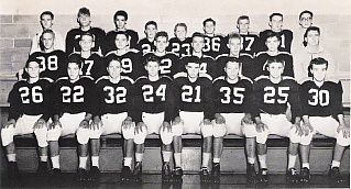 EASTON BOYS' FOOTBALL TEAM in 1958