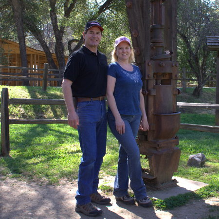 Us at Columbia State Park - April 2009