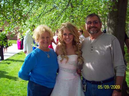 Kately with her grandparents