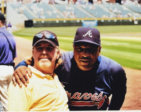 Terry Pendleton and I at Coors Field