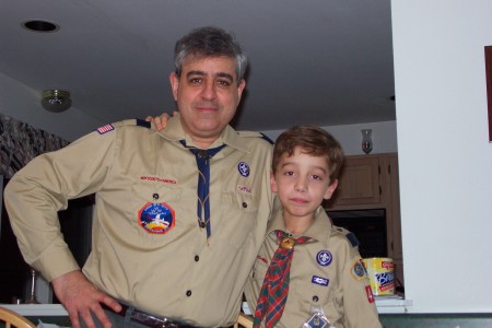 Boley Sr. and Boley Jr. - Scout Night