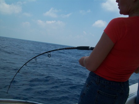 Me catching fish in the Keys