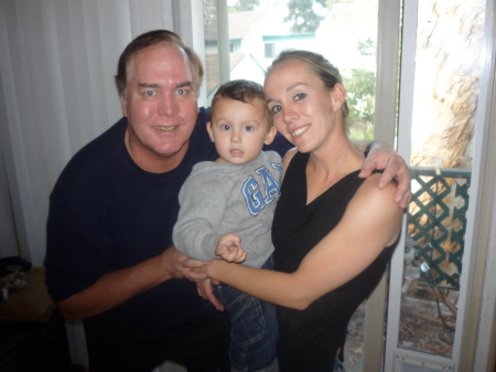 My daughter. my grandson, and me