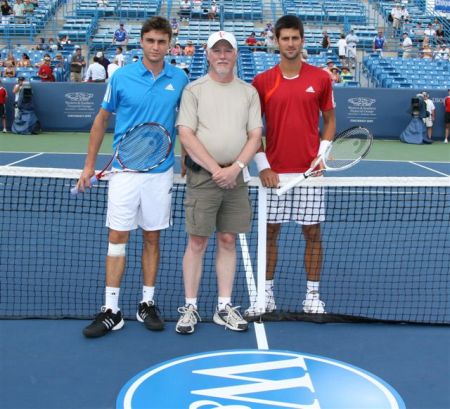 Coin Toss at Cincinnati Masters Tennis