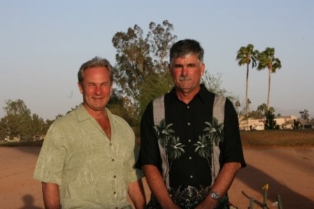 My brother Ric and myself, Sun Lakes, AZ 2009
