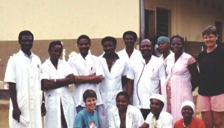Hospital Staff in Booue Village in Gabon