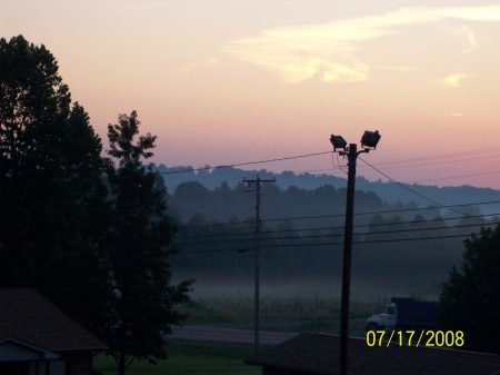 A Kentucky sunrise from my apartment