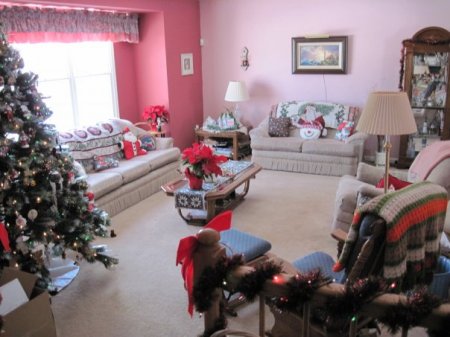 My Living room for Christmas!