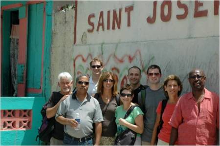 New Trier staff in Haiti  summer 2009