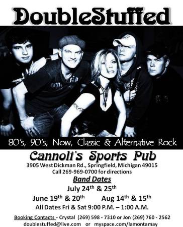 Cannoli's Promo Flyer